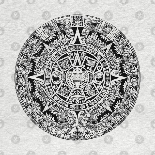 Aztec Calendar by Litho